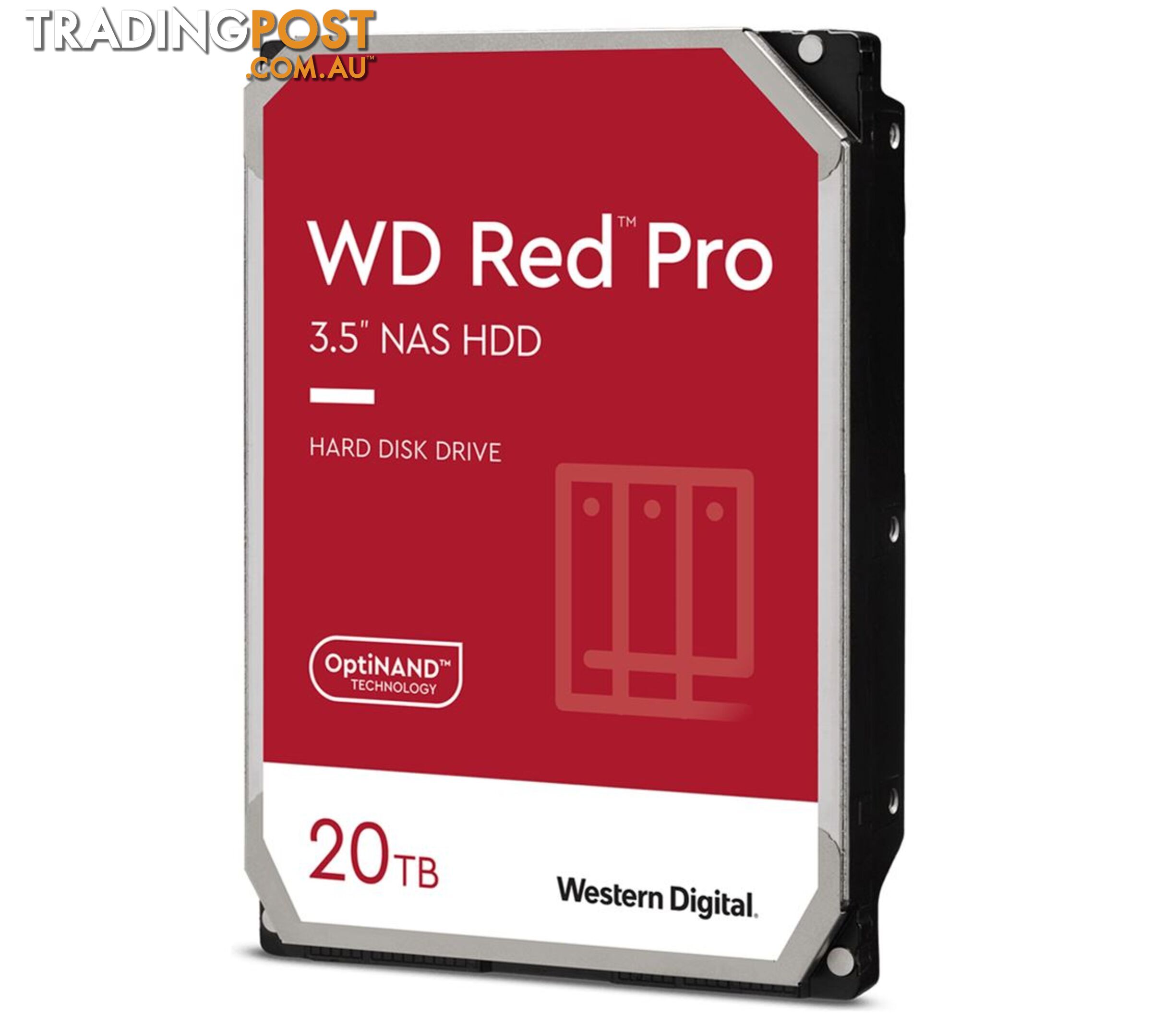 WD WD201KFGX Red Pro 20TB 3.5" SATA3 7200RPM NAS HDD - WD - 10718037894161 - WD201KFGX