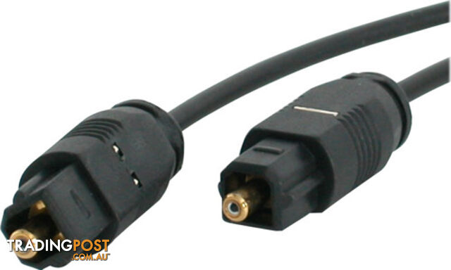 StarTech THINTOS15 15ft Toslink Digital Optical Audio Cable - StarTech -...