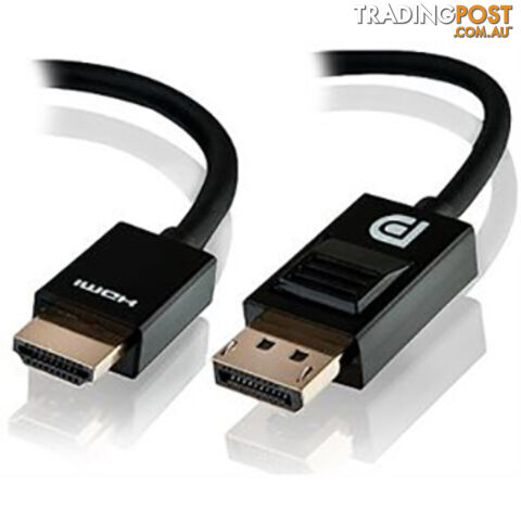 Alogic 5 Meter Display Port to HDMI Cable - Male to Male DP-HDMI-05-MM - Alogic - 9319866019004 - DP-HDMI-05-MM