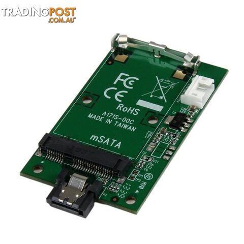 StarTech SAT32MSATM SATA to mSATA Adapter Converter Card - StarTech - 065030854795 - SAT32MSATM