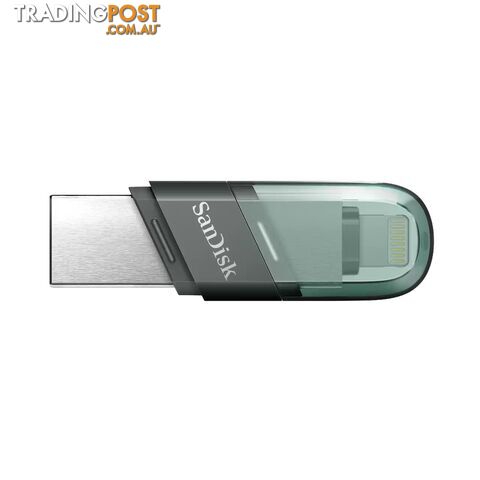 Sandisk SDIX90N-064G-GN6NN iXpand Flash Drive Flip 64GB Sea Green - Sandisk - 619659181413 - SDIX90N-064G-GN6NN