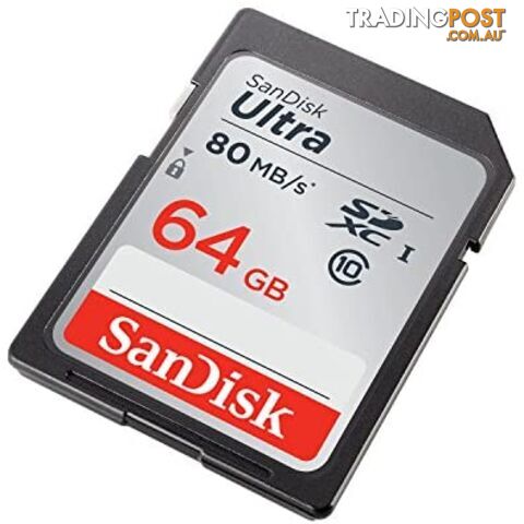 Sandisk SDSDUN4-064G-GN6IN 64GB Ultra SDHC SDXC UHS-I Memory Card - Sandisk - 619659182939 - SDSDUN4-064G-GN6IN
