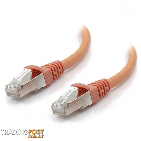 Alogic C6A-0.5-Orange-SH 0.5m Orange 10GbE Shielded CAT6A LSZH Network Cable -...