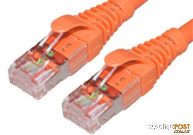 Comsol STP-1.5-C6A-ORA 1.5M 10GbE Cat 6A S/FTP Shielded Patch Cable - Orange - Comsol - STP-1.5-C6A-ORA