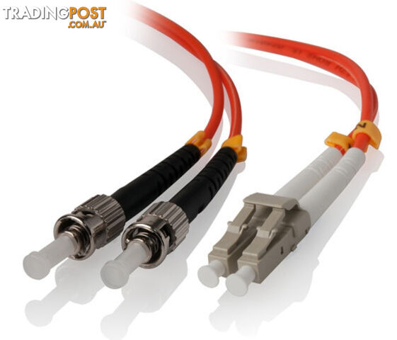 Alogic LCST-20-OM1 20m LC-ST Multi Mode Duplex LSZH Fibre Cable 62.5/125 OM1 -...