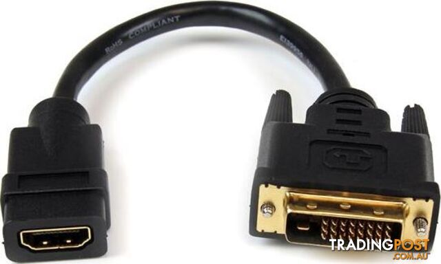 StarTech HDDVIFM8IN HDMI to DVI-D Adapter - F/M - StarTech - 065030848572 - HDDVIFM8IN