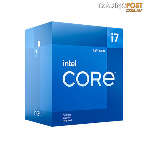 Intel BX8071512700F Core i7-12700F LGA 1700 Processor (25M Cache, up to 4.90 GHz) - Intel - 5032037237826 - BX8071512700F