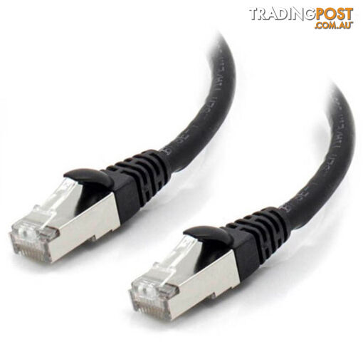 Alogic C6A-03-BLACK-SH 3m Black 10G Shielded CAT6A LSZH Network Cable - Alogic - 9350784006974 - C6A-03-BLACK-SH