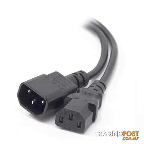 Alogic MF-C13C14-1.5 1.5m IEC C13 to IEC C14 Computer Power Extension Cord -Male...