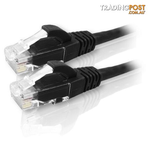 Alogic 10M CAT6 Snagless Patch Cables - Black C6-10-BLACK - Alogic - 9319866045607 - C6-10-BLACK