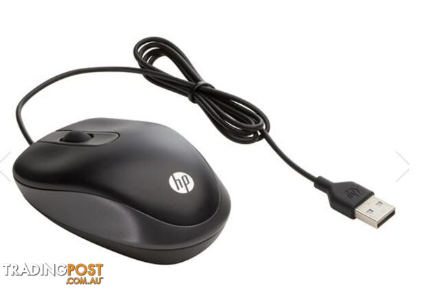 HP G1K28AA USB Travel Mouse Black - HP - 888182455142 - G1K28AA