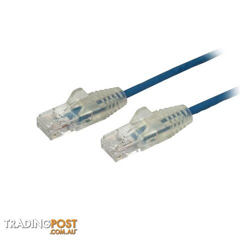 Startech N6PAT300CMBLS Cable Blue Slim CAT6 Patch Cord 3m - StarTech - 065030882811 - N6PAT300CMBLS