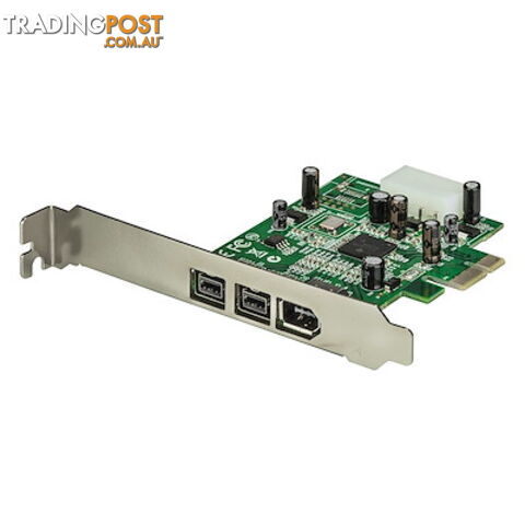 StarTech PEX1394B3 3 Port 2b 1a PCI Express FireWire Card - StarTech - 065030825139 - PEX1394B3