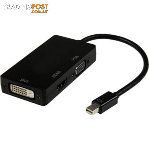 Alogic MDP-VGDVHD-ADP 25cm Mini Display Port to HDMI/VGA/DVI Adapter - Alogic - 9319866088789 - MDP-VGDVHD-ADP
