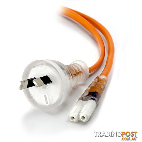 Alogic MF-AUS2PC7-01-MC 1m Power Cord - 2 Pin Aus (M) - IEC C7 -Medical...