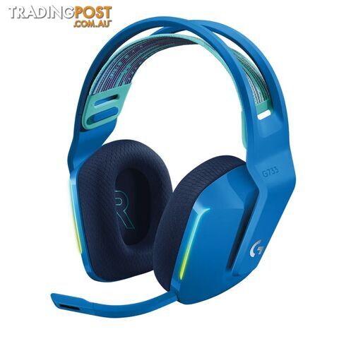 Logitech 981-000946 G733 Lightspeed Wireless RGB Gaming Headset Blue - Logitech - 0097855159809 - 981-000946