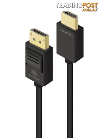 Alogic DP-HD4K-02-MM 2m SmartConnect DisplayPort to HDMI Cable 4k - Alogic -...