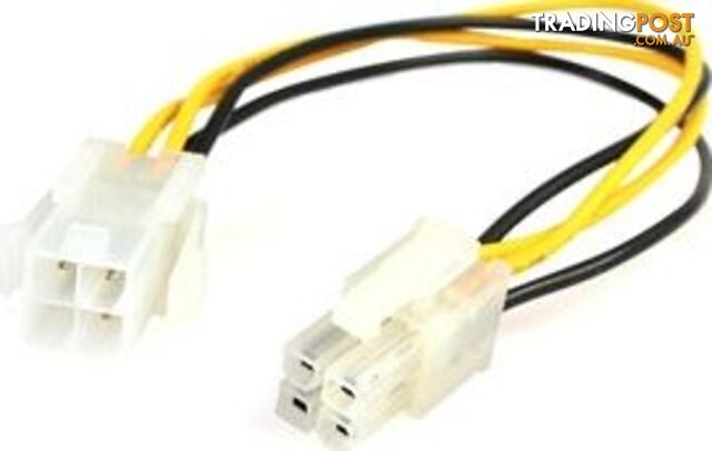 StarTech ATXP4EXT 8in ATX12V 4 Pin P4 CPU Power Extension - StarTech - 065030818872 - ATXP4EXT - photo 2 of 2