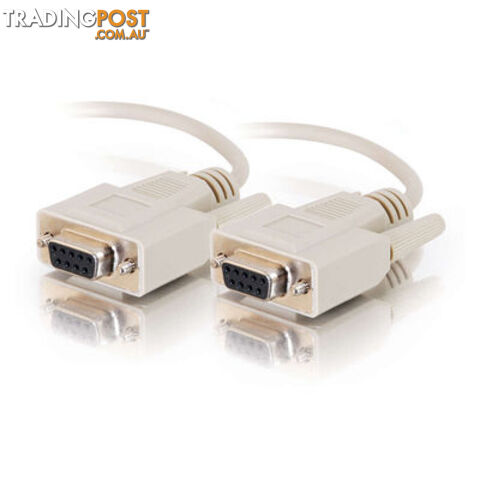 Alogic DB9-02-FF-NM 2m DB9 to DB9 Serial Null Modem (Cross Over) Cable - Female to Female - Alogic - 9319860701295 - DB9-02-FF-NM