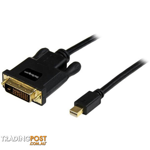 StarTech MDP2DVIMM3B 3ft Mini DisplayPort DP to DVI - StarTech - 065030851527 -...