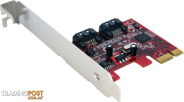 StarTech PEXSAT32 2 Port PCIe SATA 6 Gbps Controller Card - StarTech - 065030838955 - PEXSAT32