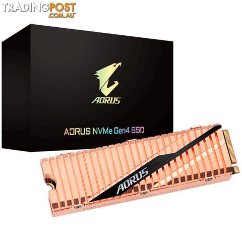 Gigabyte GP-ASM2NE6500GTTD Aorus M.2 PCIe NVMe Gen4 SSD 500GB 3D NAND - Gigabyte - 4719331805777 - GP-ASM2NE6500GTTD