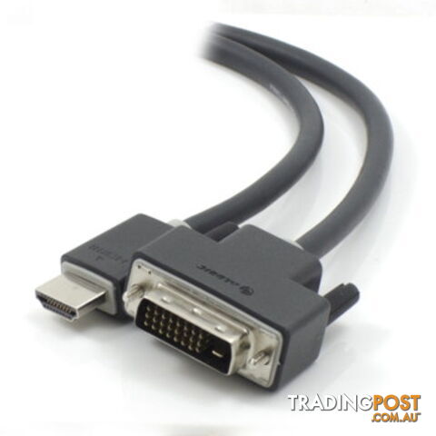 Alogic 2m DVI-D to HDMI Cable - Male to Male DVI-HDMI-02-MM - Alogic -...