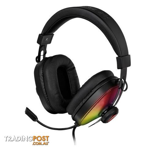 Thermaltake HT-PLS-ANECBK-28 Tt eSPORTS Pulse G100 RGB Gaming Headset - Thermaltake - 4711246875517 - HT-PLS-ANECBK-28