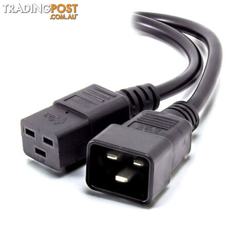 Alogic MF-C19C20-01 1m IEC C19 to IEC C20 Power Extension Male to Female -...