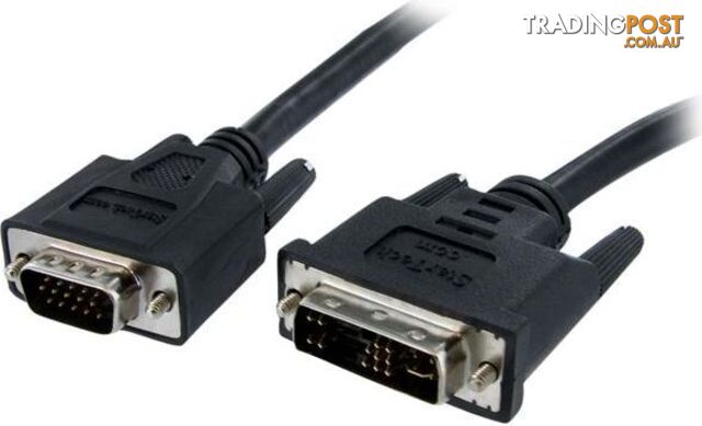 StarTech DVIVGAMM1M 1m DVI to VGA Display Monitor Cable - StarTech -...