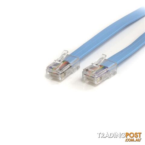 StarTech ROLLOVERMM6 6 ft Cisco Console Rollover Cable - RJ45 M/M - StarTech -...