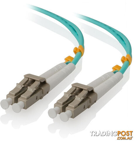 Alogic LCLC-05-OM4 5m LC-LC 40G/100G Multi Mode Duplex LSZH Fibre Cable 50/125 OM4 - Alogic - 9350784005090 - LCLC-05-OM4