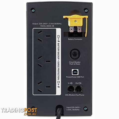 Apc - Schneider BX700U-AZ Apc Back-Ups 700Va  230V  Avr  Au Socket - APC - 731304315766 - BX700U-AZ - photo 2 of 2