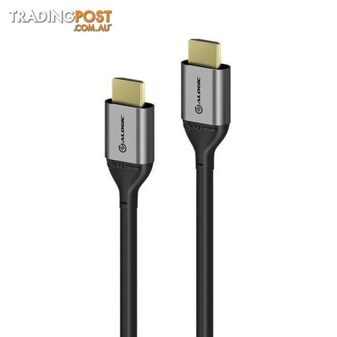 Alogic ULHD02-SGR Ultra 2m HDMI to HDMI cable - Male to Male - Alogic - 9350784019417 - ULHD02-SGR