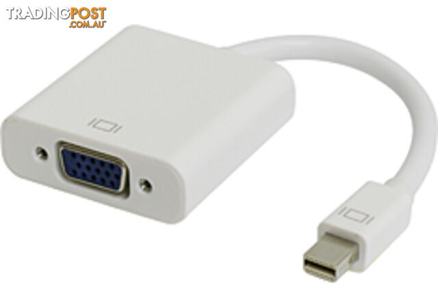 Comsol MD-VGA-AD 20cm Mini DisplayPort Male to VGA Female Adapter - Comsol -...