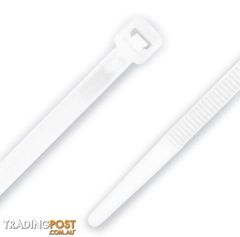 Ty-IT Nylon Cable Tie White 300mmx4.8mm bag of 100pcs NC348WHT - Generic -...