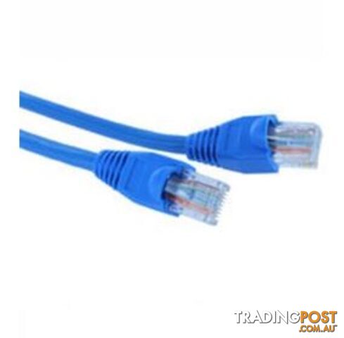 AKY CB-CAT6A-10BLU Cat6A Gigabit Network Patch Lead Cable 10M Blue - AKY - 0080687500222 - CB-CAT6A-10BLU