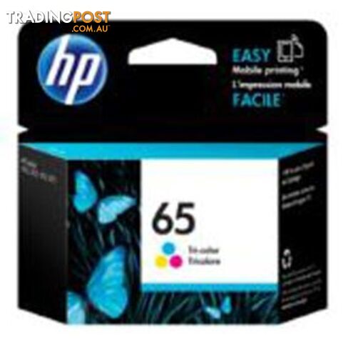 HP N9K01AA 65 Tri-Color Original Ink Cartridge - HP - 193424495047 - N9K01AA