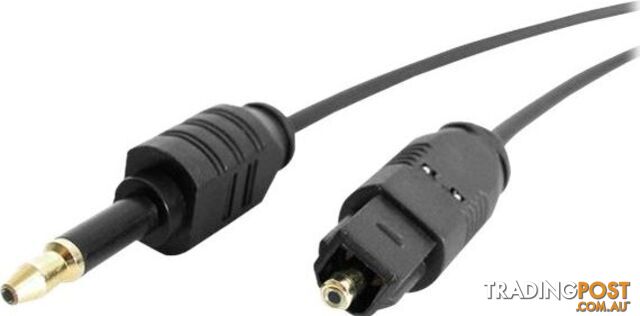 StarTech THINTOSMIN10 10FT Toslink To MINIPLUG Audio Cable - StarTech -...