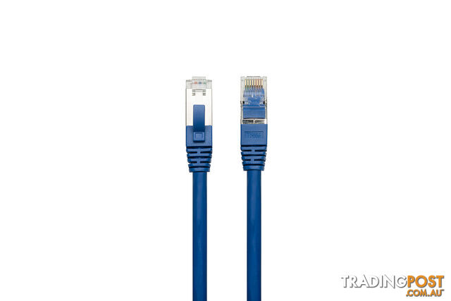 Comsol SSTP-.5-C8-BLU 50cm 40GbE Cat8 S/FTP Shielded Patch Cable LSZH Blue -...