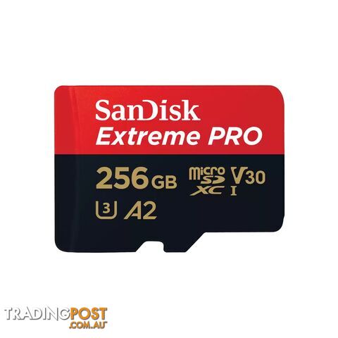 SanDisk SDSQXCD-256G-GN6MA Extreme Pro microSDXC Card 256GB - Sandisk - 619659188542 - SDSQXCD-256G-GN6MA