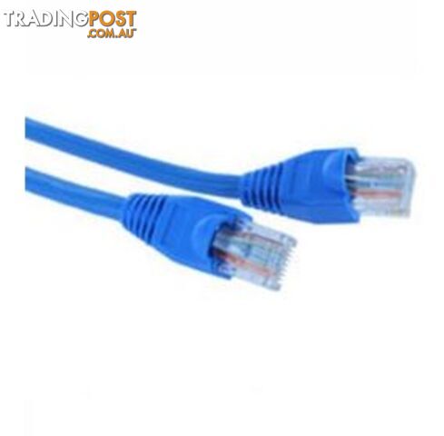 AKY CB-CAT6A-1BLU Cat6A Gigabit Network Patch Lead Cable 1M Blue - AKY - 080687500185 - CB-CAT6A-1BLU