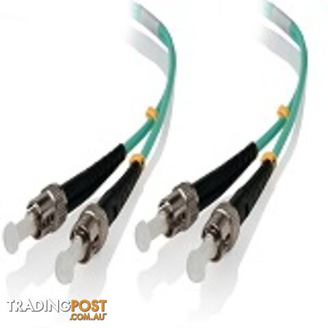 Alogic STST-05-OM3 5m ST-ST 10G Multi Mode Duplex LSZH Fibre Cable 50/125 OM3 -...