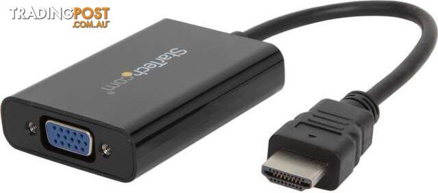 StarTech HD2VGAA2 HDMI to VGA Adapter Converter with Audio - StarTech - 065030850995 - HD2VGAA2