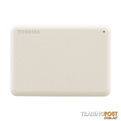 Toshiba HDTCA10AW3AA Canvio Advance V10 1TB Light Beige Portable Hard Drive - Toshiba - 4547808812009 - HDTCA10AW3AA