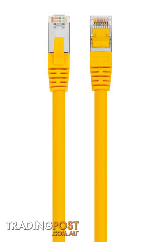 Comsol SSTP-.5-C8-YEL 50cm 40GbE Cat 8 S/FTP Shielded Patch Cable LSZH - Yellow...