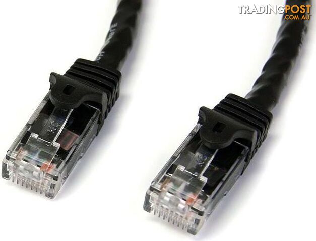 StarTech N6PATC7MBK 7m Black Snagless Cat6 UTP Patch Cable - StarTech -...