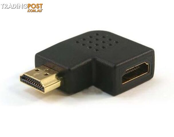 Alogic HDMI-RT-ADP Right Angle HDMI (M) To HDMI (F) Adapter - Male to Female - Alogic - 9350784000415 - HDMI-RT-ADP