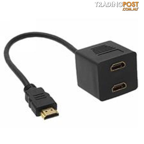 Astrotek AT-HDMI-TO-HDMIX2 HDMI Splitter Cable 15cm - v1.4 Male to 2X Female...