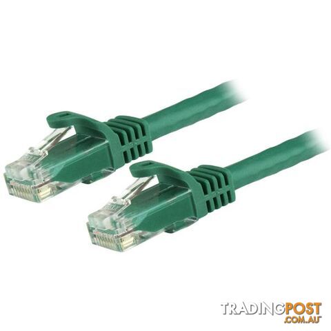 Startech N6PATC150CMGN 1.5 m Cable Green CAT6 Patch Cord - StarTech -...